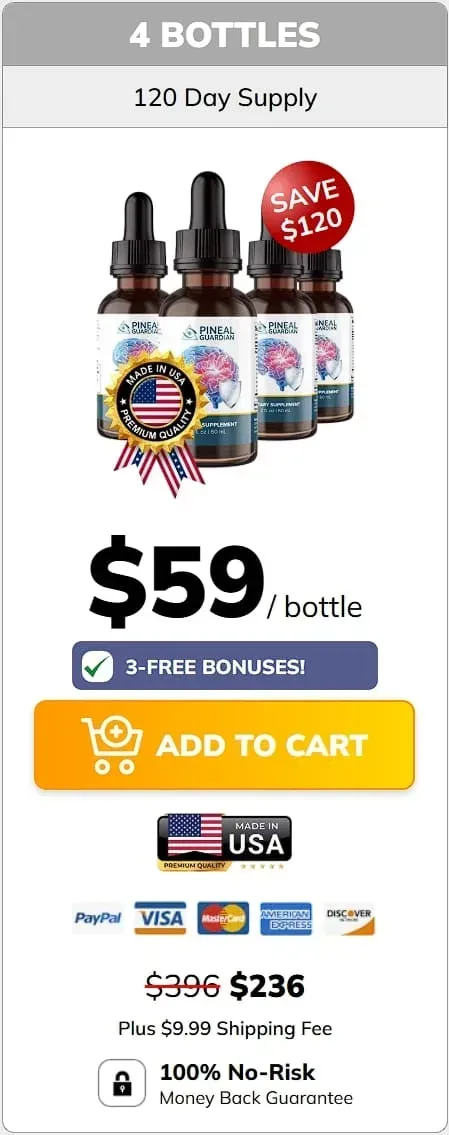 Pineal Guardian X 4 Bottles