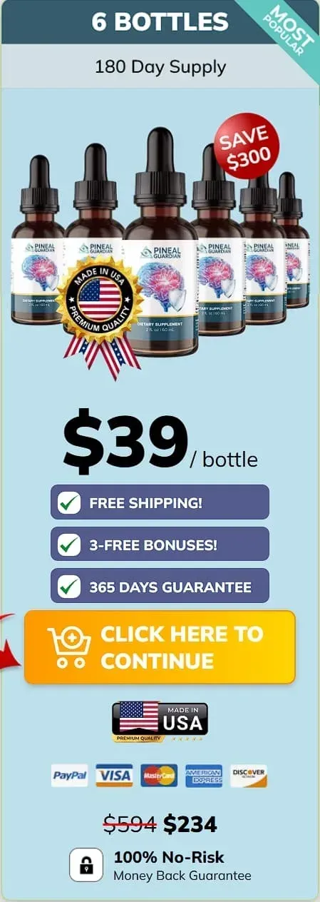 Pineal Guardian X 6 Bottles